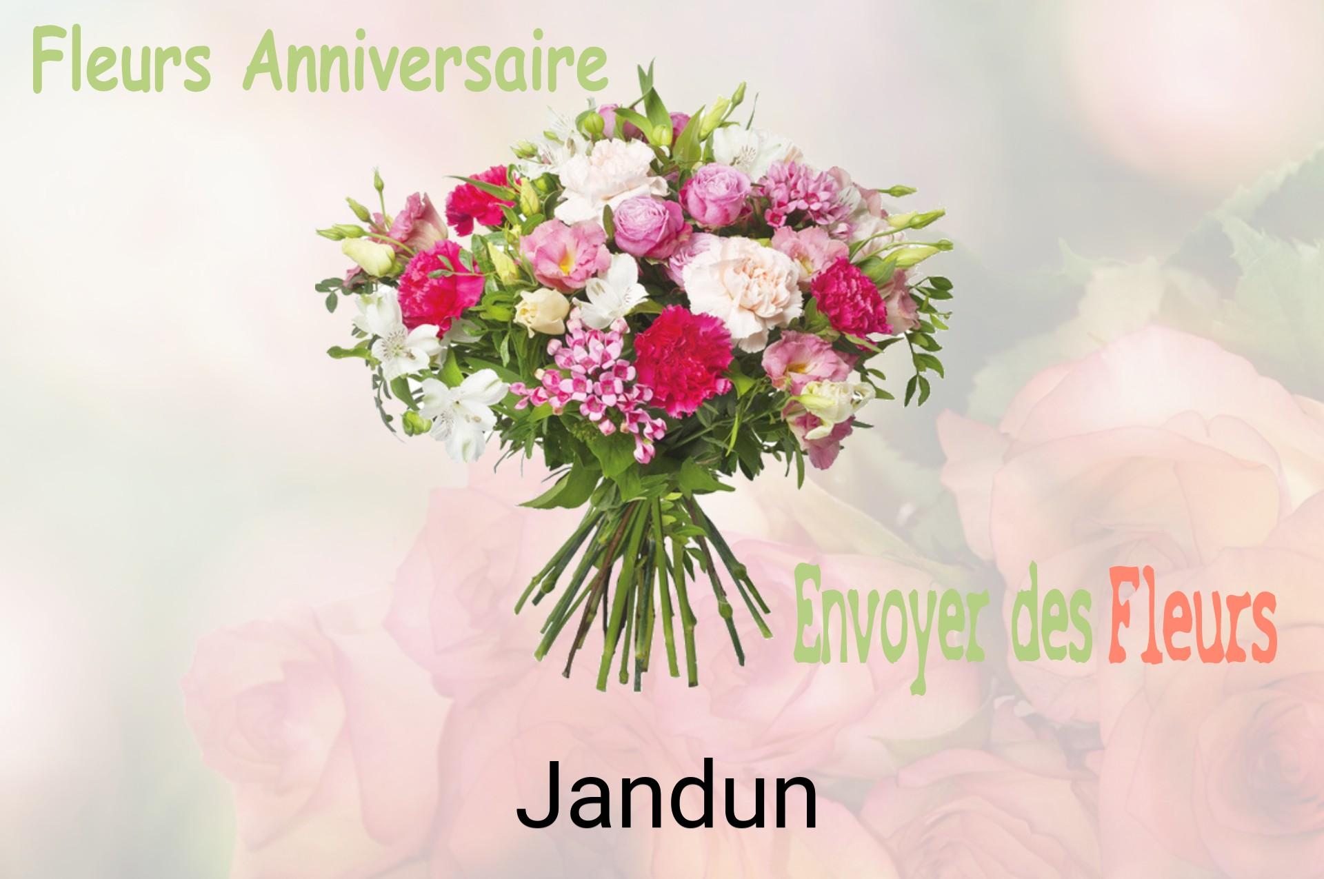Bouquet de fleurs d’anniversaire livré à Jandun